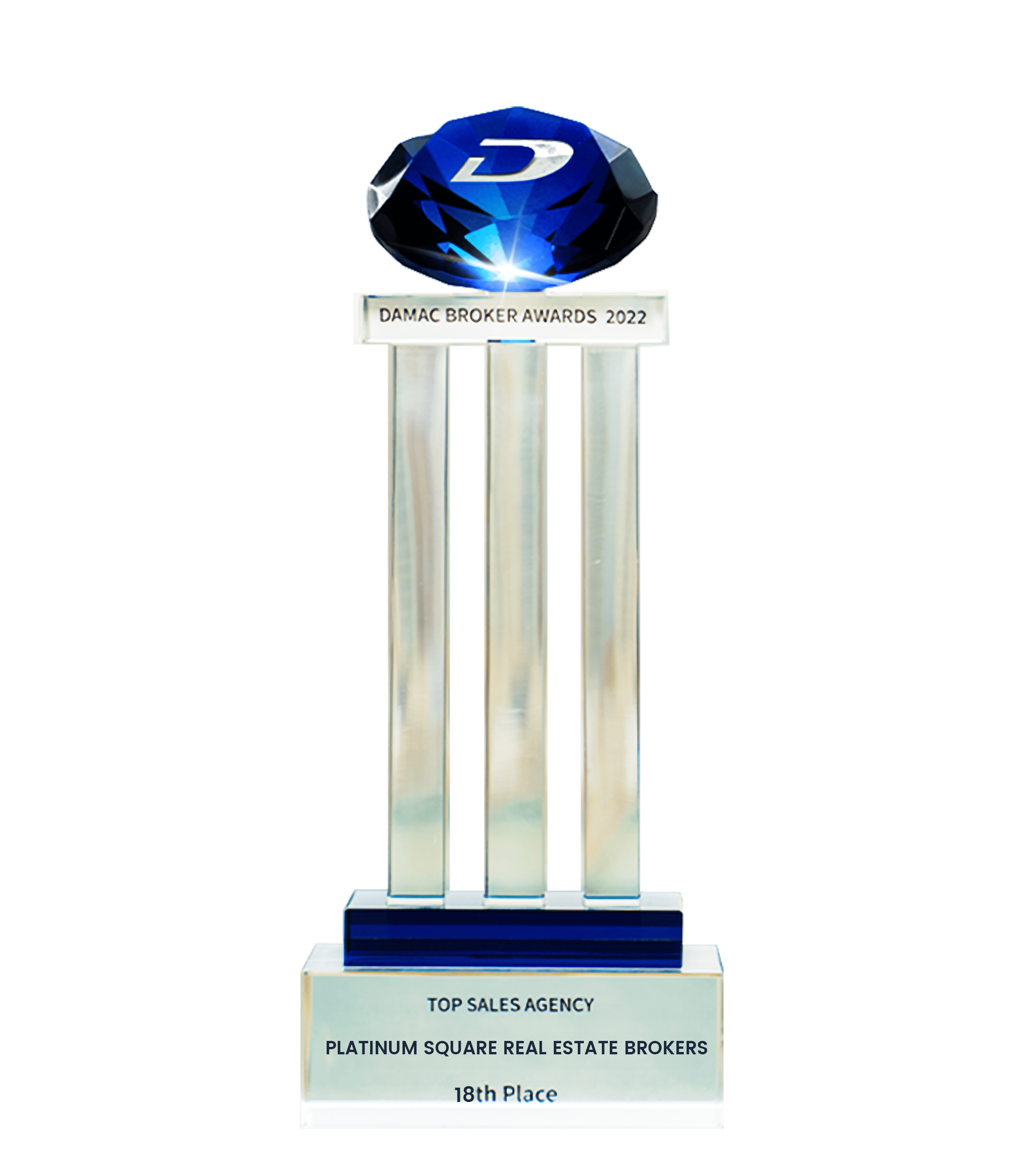 DAMAC Broker Awards 2022 — Najlepšia predajná agentúra — 18. miesto