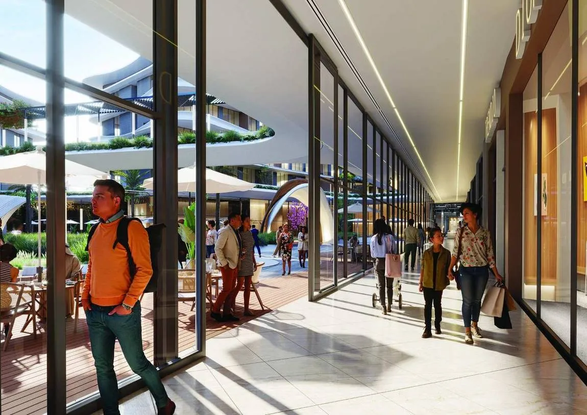 Obchody na bulvári v noci